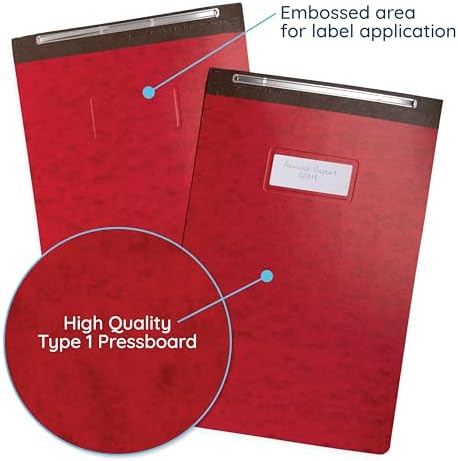 Blue Summit Supplies 10 Pressboard Report Covers, 11x17, 3" Capacity, Red - Image 3