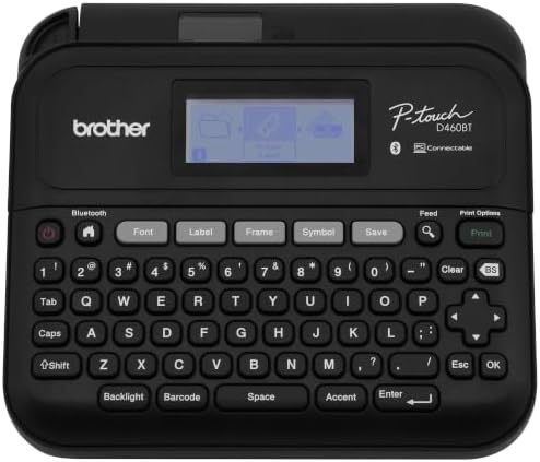 Brother P-Touch PT-D460BT Business Expert Connected Label Maker | Connect and Create via Bluetooth® on TZe Label Tapes up to ~3/4 inch (Renewed Premium) by Unknown