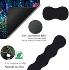 Keyboard Wrist Rest+Mouse Wrist Pad+Desk Pad Set,Memory Foam Ergonomic Easy Typing Pain Relief for Computer Laptop Office Home - Mushrooms and Butterflies - Image 5