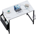 Pamray 32 Inch Computer Desk for Small Spaces with Storage Bag, Home Office Work Desk with Headphone Hook, Small Study Writing Table by PAMRAY