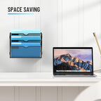 SUPEASY 3-Tier Hanging Wall File Organizer with Hooks, 2 Pack - Image 7