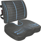 FORTEM Seat Cushion & Lumbar Support for Office Chair, Wheelchair, Car by FORTEM