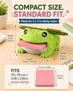Note Toad Desk Organizer & Note Holder, 3 x 3 in Sticky Note and Pen Caddy - Image 6