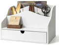 Rebee Vision Mail Organizer for Desk with 4-Slot Letter Home Decor, White by REBEEVISION