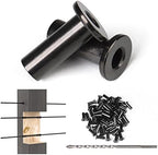 Muzata 60Pack Black Cable Railing Level Protector Sleeve for Wood Post CR88 by Muzata