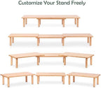 Bamboo Monitor Riser, 3-in-1 Modular Computer Monitor Stand - Image 4