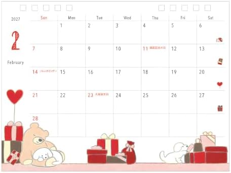 Midori 2027 Tabletop Calendar, Medium Dog, 31408006 - Image 3