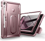 Dexnor Case for Samsung Galaxy Tab S10 Lite /S10 FE/S9 FE 10.9 Inch(2025/2023), [Built in Screen Protector & Kickstand] with Pen Holder Heavy Duty Full Body Cover for S9 FE 5G Tablet Case -Pink by Dexnor