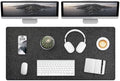 DAWNTREES Extra Large Felt Desk Mat,55''x23.6'' Non-Slip Desktop Protector by PremiumDeskPadatDawnTrees
