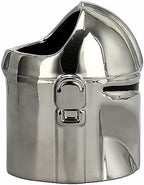 Bioworld The Mandalorian Din Djarin Helmet Pen Cup Silver - Image 3