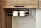 Nxconsu Under Shelf Basket 2 Pack, Cabinet Storage Organizer, 13.4" Black - Image 6