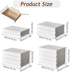 Solid Wood Drawer Desktop Storage Box, Multi-Layer Jewelry File Storage Drawer, Vertical Stackable Desk Organizers Cabinets with Handle for Office Area Study Home(3 Layer, Walnut) - Image 2