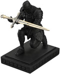 Medieval Warrior Knight Pen Holder Fun Desk Accessories Paperweight Blak by Amoysanli