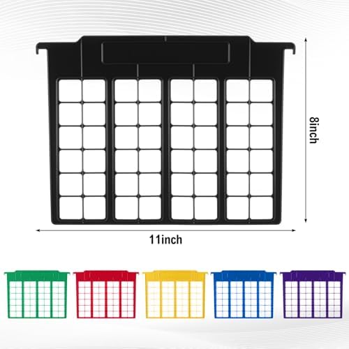 Watersay 24 Pack File Cabinet Dividers 11 x 6 in, Multicolor - Image 2