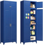 Polup 90" Pantry Cabinet, Tall Metal Storage Cabinet with Doors and Shelves by POLUP