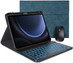Keyboard Case for Samsung Galaxy Tab S10 Lite/S10 FE/S9 FE 5G 10.9" by Dremlongtra