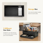 Homde Office Charging Station Organizer: 2 Layer Charger Holder (Black) - Image 5
