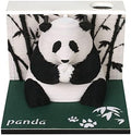 1PC 217 Sheets Memo Pad 3D Art Panda, 3D Notepad Paper Card Craft DIY Non-Stick Sticky Note Pad,Original 3D Paper Carving Model Memo Pad by SIWEME