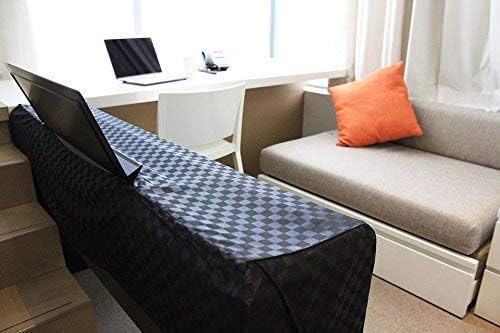 Digital Piano Cover for Yamaha - Piano Keyboard for P143, P225, P223, P145, P143, P125a, P125, P115, P105, P71, P45, Kawai ES120, PX150, Roland F-20 & More, Keyboard Cover, Ebony Black by Clairevoire+keyboard+%26+piano+covers
