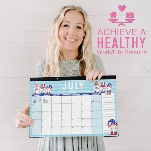 Large Teacher Desk Calendar 2026-2027 - Desktop Calendar 2026 - Image 4