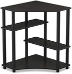 Furinno Turn-N-Tube Toolless Corner Desk, Gaming Desk, Espresso - Image 5