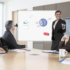 VIZ-PRO Double-Sided Magnetic Mobile Whiteboard, 48" x 32" - Image 6