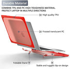 Batianda Heavy Duty Case for MacBook Air 13 Inch 2018-2020, Red - Image 4