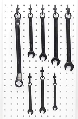 Colorstorm Pegboard Hooks Kit 300 PK Pegboard J Hook Assortment Black Peg Hooks Accessories - Image 3