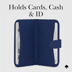 kate spade new york Morgan Magnetic Card Holder/Wallet - Navy - Image 4