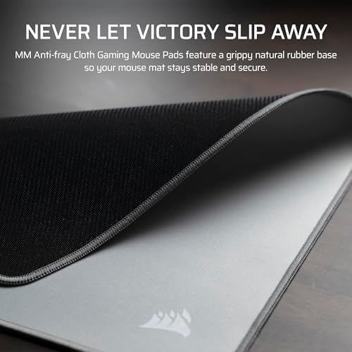 Corsair MM Anti-Fray Cloth Gaming Mouse Pad – Gray - Image 4
