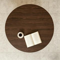Round Table Mats - Can Be Used On Both Sides Waterproof and Easy to Clean Good Flatness Used for Dining Table(Walnut Wood Grain Dia.54Inch) by Zinkooat