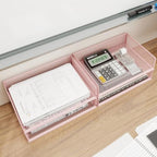 Natwind 4-Tier Stackable Metal Mesh Letter Paper Tray Organizer,Pink - Image 7