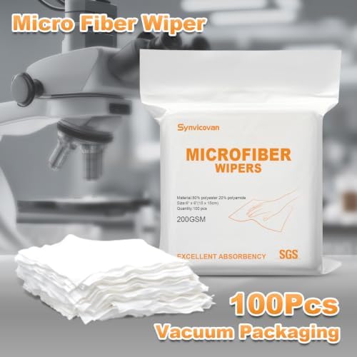 Microfiber Cloths 6"x6"(100 Pcs,200GSM) - Image 2