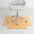 Anji Mountain 48" x 36" Bamboo Office Chair Mat for Carpet & Hardwood Floor by AnjiMountain
