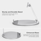 Aluminum Stand for 15"-21" Tablets/Portable Monitor with 360° Rotating Base - Image 5