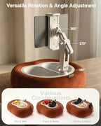 Miledi Tablet Pillow Stand for Bed with 360° Rotating Holder, Terracotta - Image 5