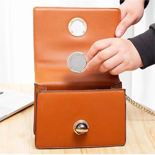 Purse Hook for Table 10PCS Portable Round Hook Student Table Hook Folding Metal Multifunctional Gift Bag Hook for Hanging Things On A Desk(Red) - Image 7