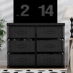 PPN 6 Drawer Fabric Dresser Storage Tower for Bedroom Entryway Dorm Closet - Image 6