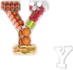 13.8" Acrylic Letter Charcuterie Tray,Fillable Alphabet Box (Letter Y) by Tdsuco