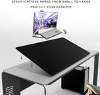 ZORESYN Oversized Desk Pad (47.2" x 23.6") - Extra Wide Extended Mouse Mat for Full Desktop Protection, Smooth Glide Fabric with Stitched Perimeter, Non-Slip Office Mat for Home Gamers and Creatives - Image 4