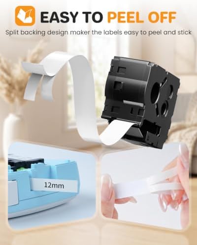 10-Pack Compatible with Brother Btag 231 Btag231 12mm 0.47 Btag Label Tape - Image 4