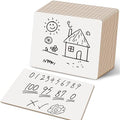 Dry Erase Boards, 24 Pack 9 x 12 Inch Mini Portable Practice White Boards, Double Sided Personal Small Whiteboards for Kids, Students, Teachers, Classroom School Supplies by QEITH