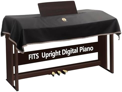 88-Keys Keyboard Dust Cover for Yamaha YDP/CLP/CSP/CVP Series YDP-165/184 CLP825 CSP170 CVP905, Extra Large Soft Waterproof Dustproof Anti-Scratch Cover Fit Yamaha 88-Key Weighted Digital Piano by Mooson