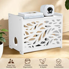 Router Box Hider & Projector Shelf -Decorative WiFi Router Storage Cabinet - Image 3