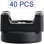 Yookeer 40 Pcs Magnetic Zip Tie Mount Cable Clips Black, 22 mm - Image 5