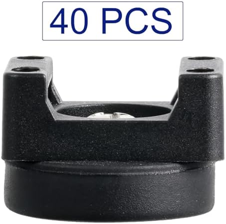 Yookeer 40 Pcs Magnetic Zip Tie Mount Cable Clips Black, 22 mm - Image 5