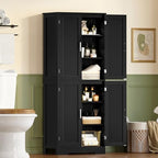 TEENFON Storage Cabinet with Doors & Adjustable Shelf - Image 2