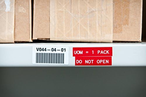 Brady Authentic (M21-500-595-RD) All-Weather Vinyl Label for Indoor/Outdoor ID, Lab and Equipment Labeling, White on Red- For M210, M210-LAB, M211, BMP21-PLUS and BMP21-LAB Printers, .5" W, 21' L - Image 4