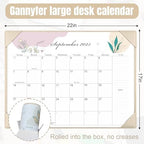 Desk Calendar 2026-2027 with Desktop Mat,22x17'' Large Desktop Pad Calendar - Image 2