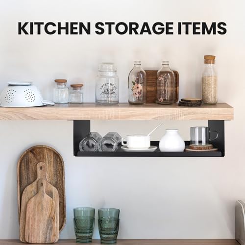 17.3-inch Under Desk Shelf - Under Desk Storage Shelf - Image 5